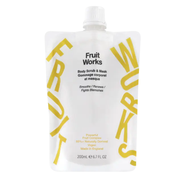 Fruit Works Body Scrub & Mask 200ml 