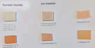 Pr&#248;veplansje filt o.l