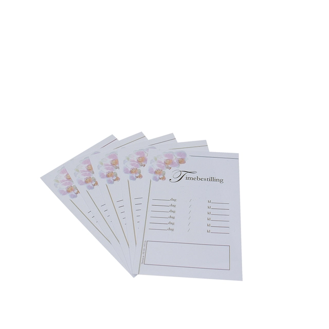 *Timekort orkidè 200stk 