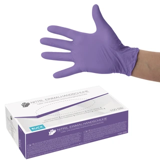 *Nitrilhansker Lilla XS 100stk