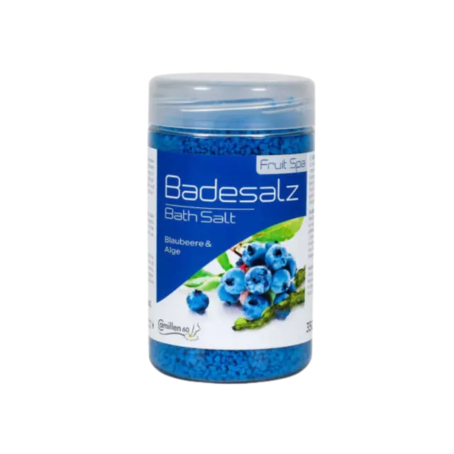 Camillen Fruit Bath Salt Blueberry & Algae 350g 