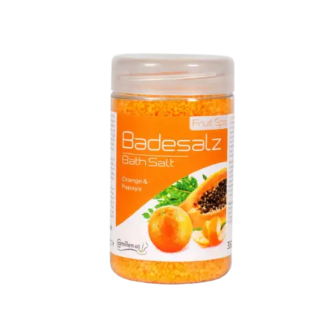 Camillen Fruit Bath Salt Orange &amp; Papaya 350g