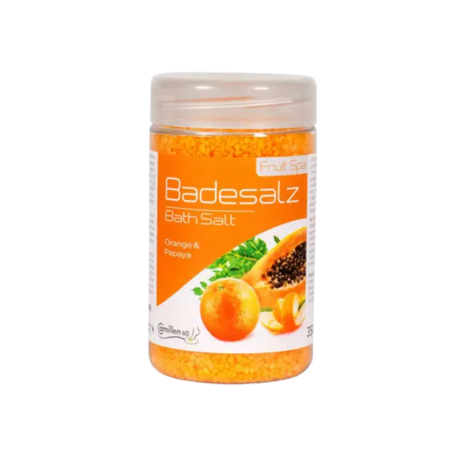 Camillen Fruit Bath Salt Orange & Papaya 350g 