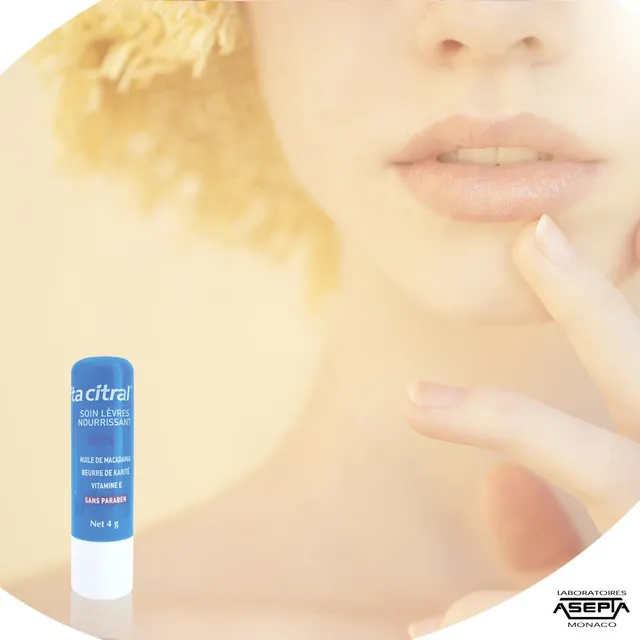 Vita Citral Lipcare SPF15 blå 4g 