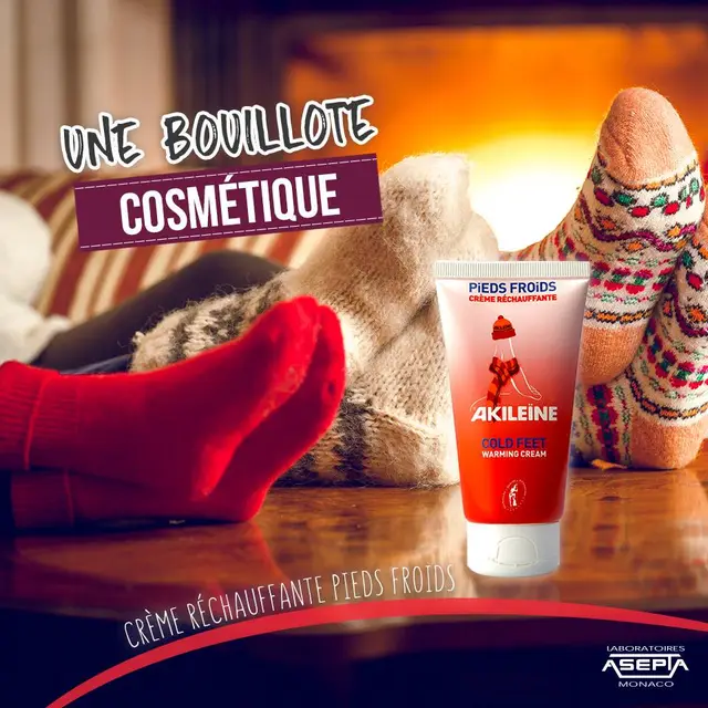 Akileïne Cold Feet Warming Cream 75ml 75ml 