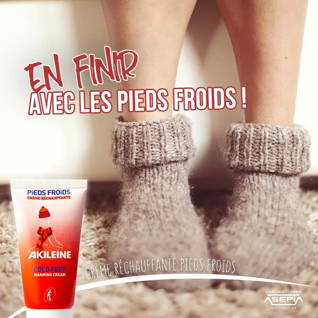 Akileïne Cold Feet Warming Cream 75ml 75ml 