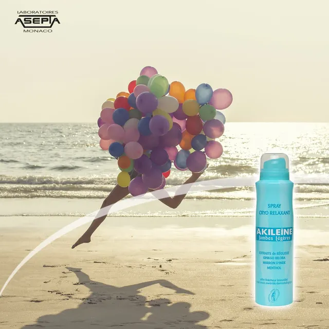 Akileïne Tired Legs Cryo-Relaxing Spray 75ml 