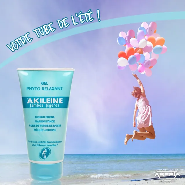 Akileïne Tired Legs Refreshing Leg Gel 150ml 