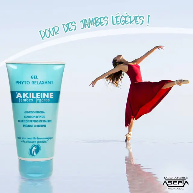 Akileïne Tired Legs Refreshing Leg Gel 150ml 
