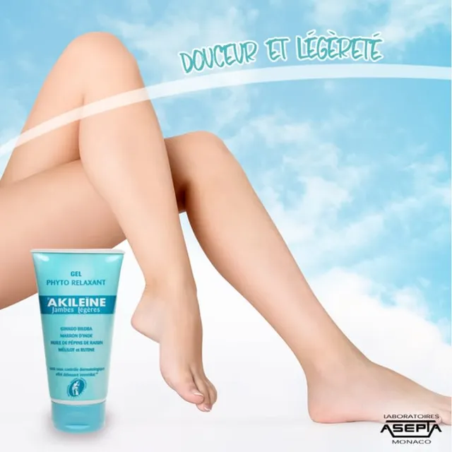 Akileïne Tired Legs Refreshing Leg Gel 150ml 