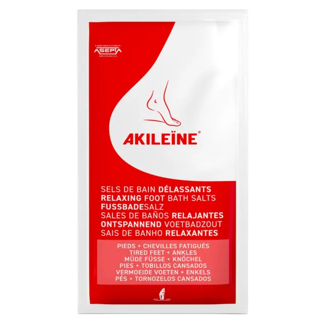 Akileïne Relaxing Foot Bath Salt 2x150g 