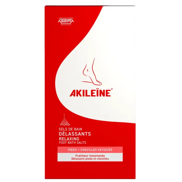 Akileïne Relaxing Foot Bath Salt 2x150g 