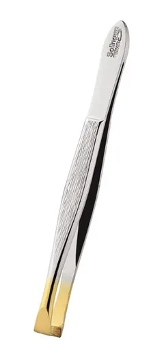 Pinsett 8cm rett m/gulltupp