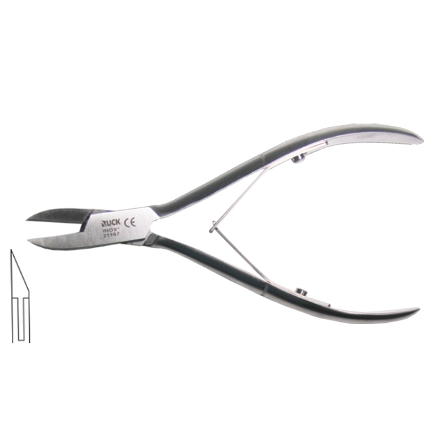 Negletang 13cm flatt 