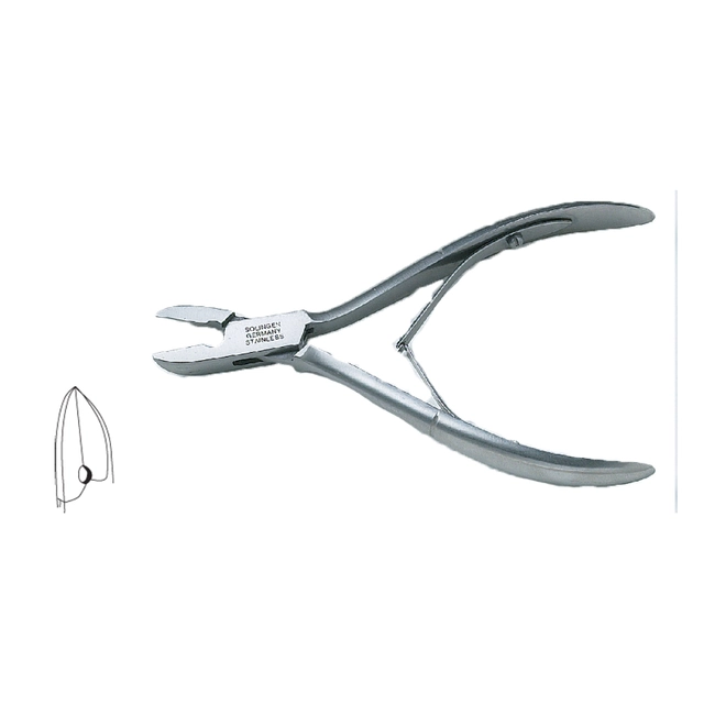 Negletang 12,5cm flatt 
