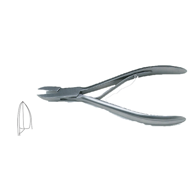 Negletang 13cm flatt 