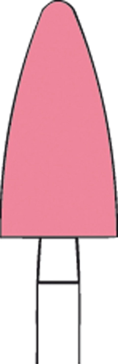 Slipesten 065 rosa 6stk