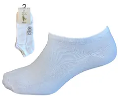 Kilde&#174; Bamboo Comfort &amp; Diabetic Ankle Sock White