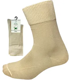 Kilde&#174; Cotton Comfort &amp; Diabetic Sock Beige