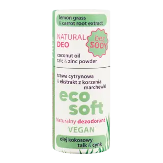 Ecosoft Deodorant 40ml SENSITIV Sitrongress &amp; Gulrotekstrakt