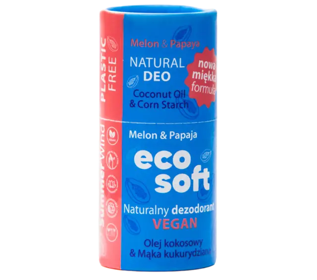 Ecosoft Deodorant 50ml SUMMER WIND Melon & Papaya 