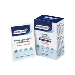 *Cotoneve Farmacotone Sanitizing Wet Wipes Single Wrapped 10stk