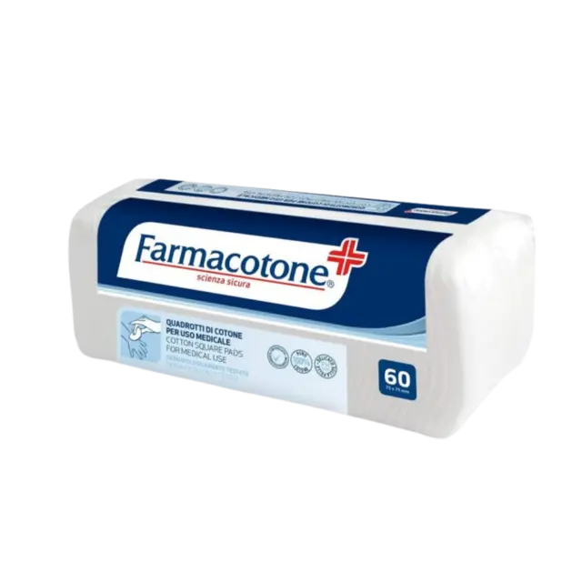 *Cotoneve Farmacotone Medical Pads Firkantet 60stk 