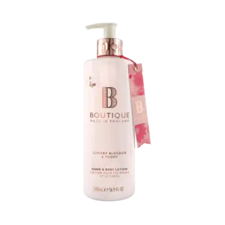 Boutique Hand &amp; Body Lotion Cherry Blossom &amp; Peony 500ml