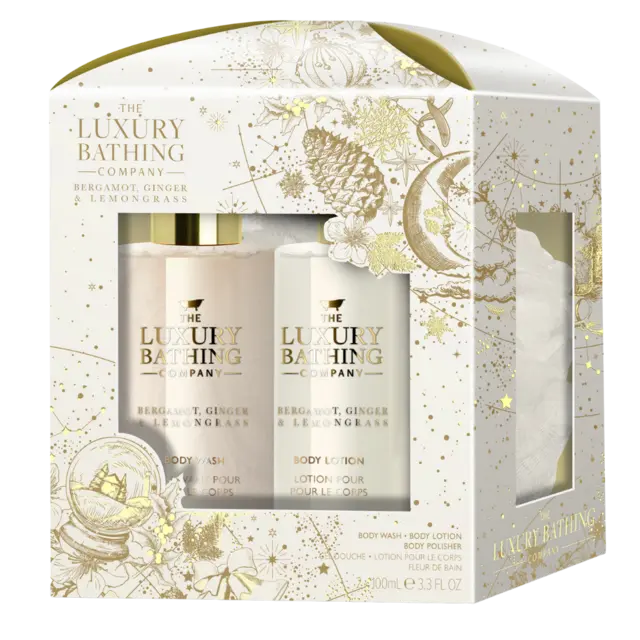 *LBC Glamorous Glow Kit Begarmot, Ginger & Lemongrass 