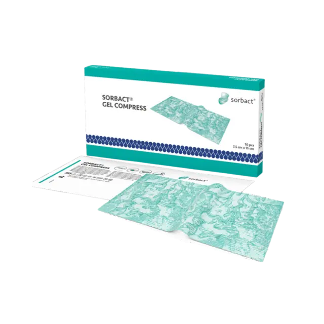 Sorbact Gel Compress 7,5 x 7,5cm 