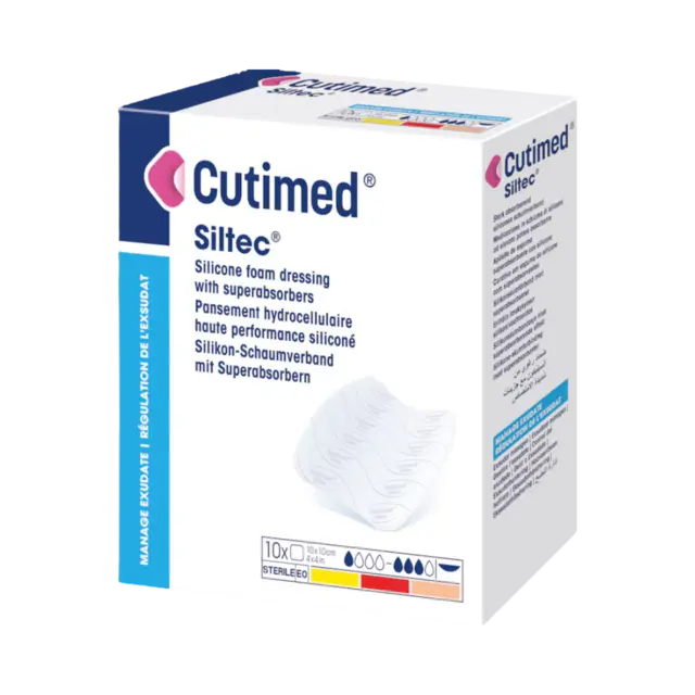 Cutimed Siltec 10x10cm 