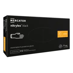*Nitrilhansker Sort XS 100stk