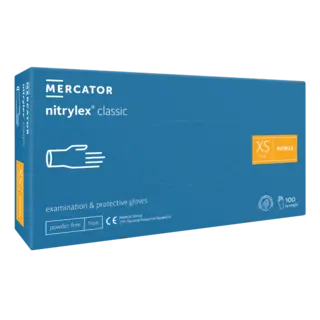 *Nitrilhansker Blå XS 100stk