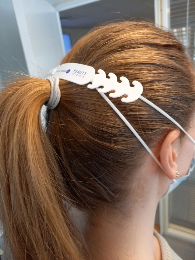 *Plast-stropp for munnbind 