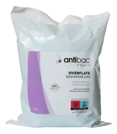 Antibac Overflatekluter 75% refill 300stk