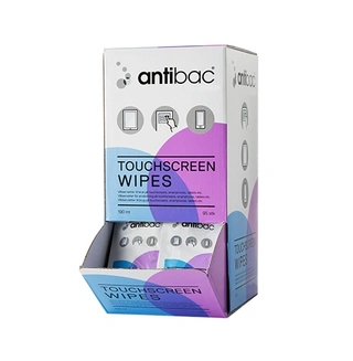 Antibac Touchscreenwipes 95stk i display