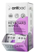 Antibac Keyboard Wipes 80stk i display