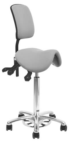 VELA Samba Sadel Peacock m/rygg og fotbetjening