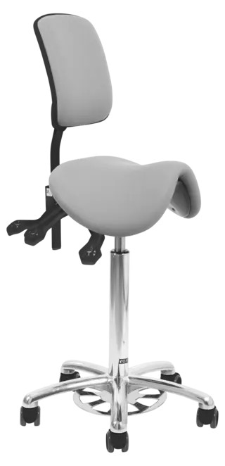 VELA Samba Sadel Peacock m/rygg og fotbetjening