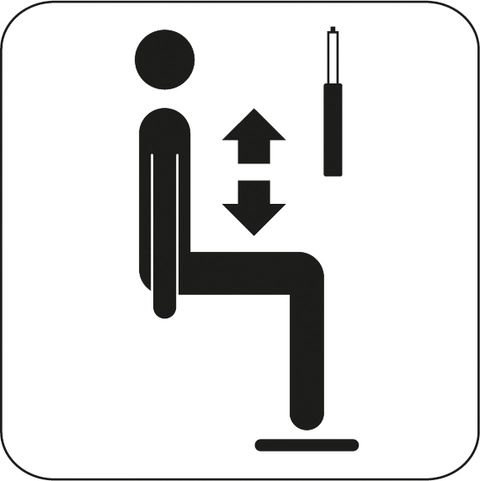 VELA Samba Sadel m/rygg og fotbetjening 
