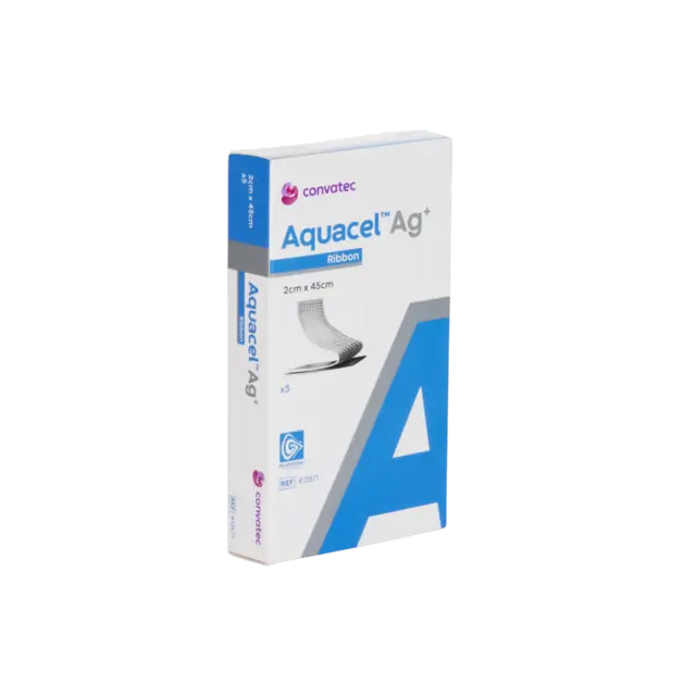 Convatec Aquacel AG+ sårfyller 2x45cm 1stk 