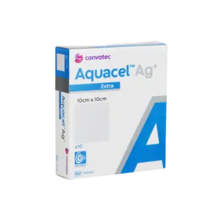 Convatec Aquacel AG+ Extra 10x10cm 1stk