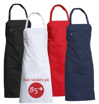 Arbeidsforkle m/brystlomme