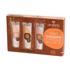 *Trio of clay masks Sensitiv hud 3x30g