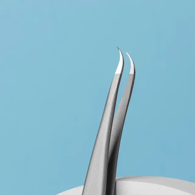 Staleks Eyelash Tweezers EXPERT 41 TYPE 3 CURVED 