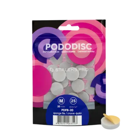 Staleks PODODISC M Files-Sponge 20mm 25stk