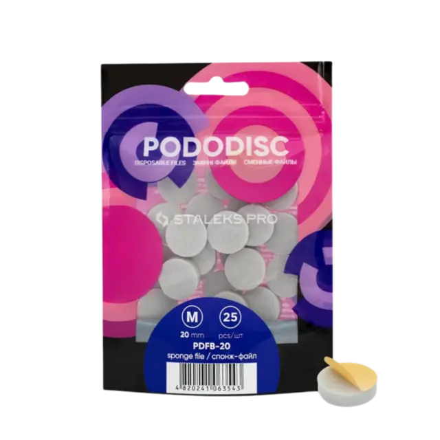 Staleks PODODISC M Files-Sponge 20mm 25stk 