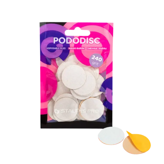 Staleks PODODISC L White Refill File EXPERT 240 grit (25mm) 50stk. 