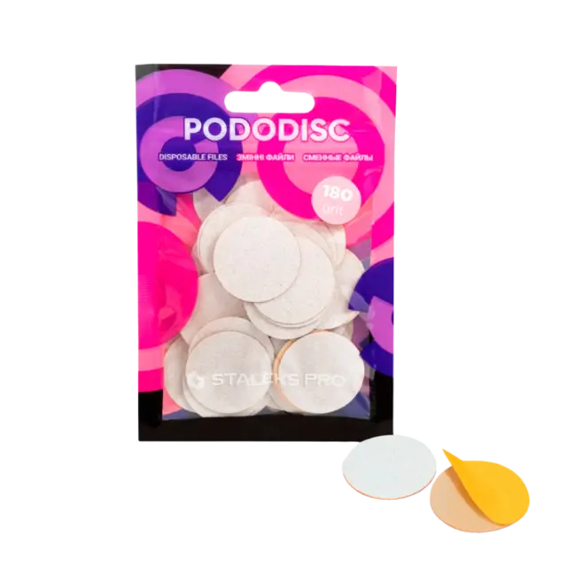 Staleks PODODISC L White Refill File EXPERT 180 grit (25mm) 50stk. 
