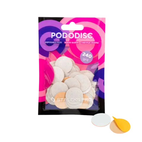 Staleks PODODISC M White Refill File EXPERT 240 grit (20mm) 50stk.